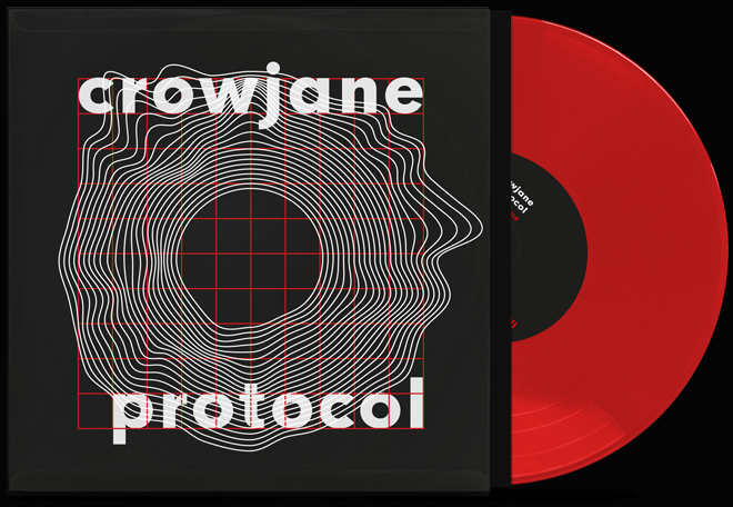 Crowjane Protocol - 10inch red coloured viyl